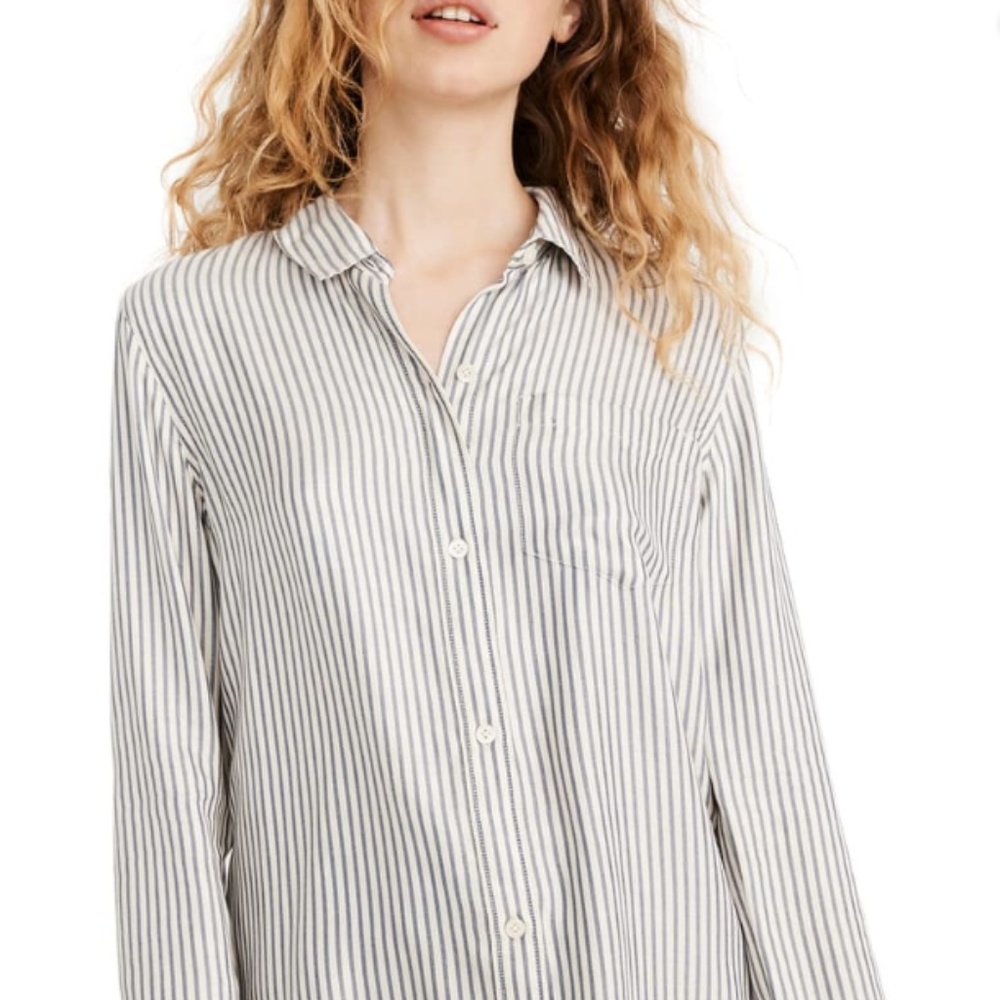 Madewell Ex Boyfriend Twill Button Down